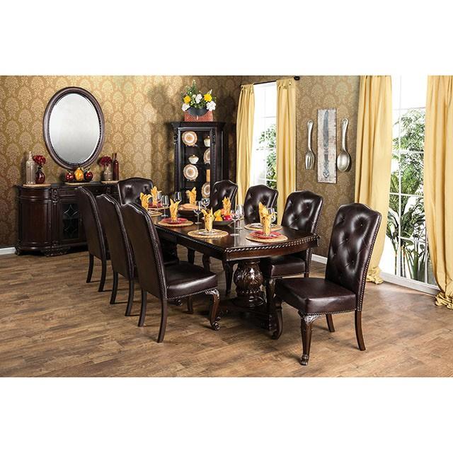 Bellagio Brown Cherry Dining Table w/ 2 Leaves - Royal Furniture & Gifts (MI) - Multi Location
