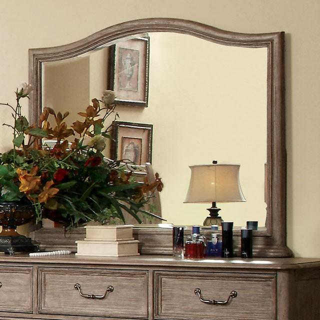BELGRADE I Rustic Natural Tone Mirror - Royal Furniture & Gifts (MI) - Multi Location