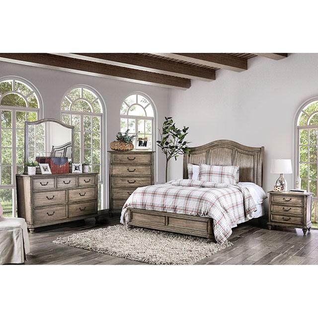BELGRADE I Rustic Natural Tone Mirror - Royal Furniture & Gifts (MI) - Multi Location