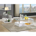 Torkel White/Chrome End Table - Royal Furniture & Gifts (MI) - Multi Location