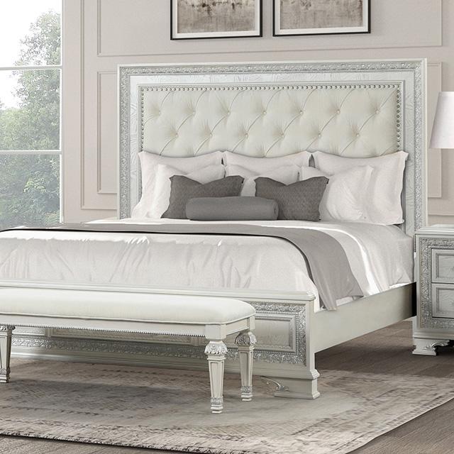 Stella Mia 4 Pc 5 Pc Queen Bedroom Set White - Royal Furniture & Gifts (MI) - Multi Location