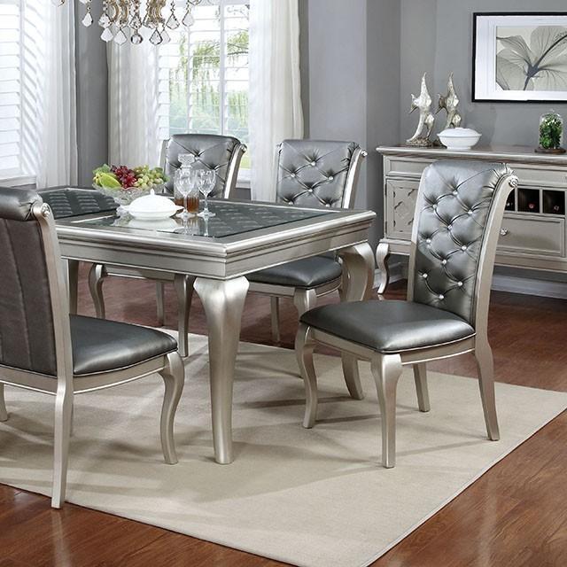 Amina Champagne Dining Table - Royal Furniture & Gifts (MI) - Multi Location