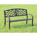 MINOT Black Patio Steel Bench - Royal Furniture & Gifts (MI) - Multi Location