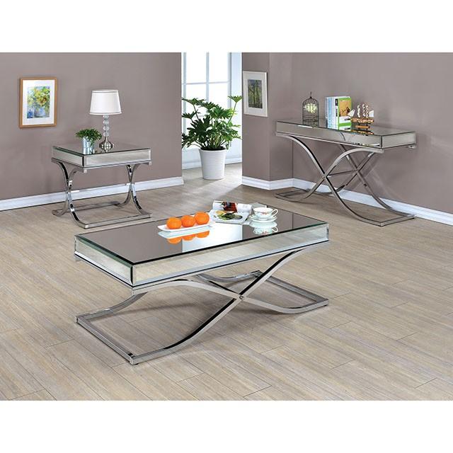 SUNDANCE Chrome Sofa Table, Chrome - Royal Furniture & Gifts (MI) - Multi Location