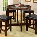 Crystal Cove 5 Pc. Counter Ht. Table Set - Royal Furniture & Gifts (MI) - Multi Location