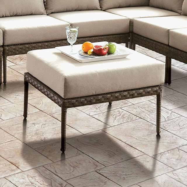 ALEISHA Patio Ottoman - Royal Furniture & Gifts (MI) - Multi Location