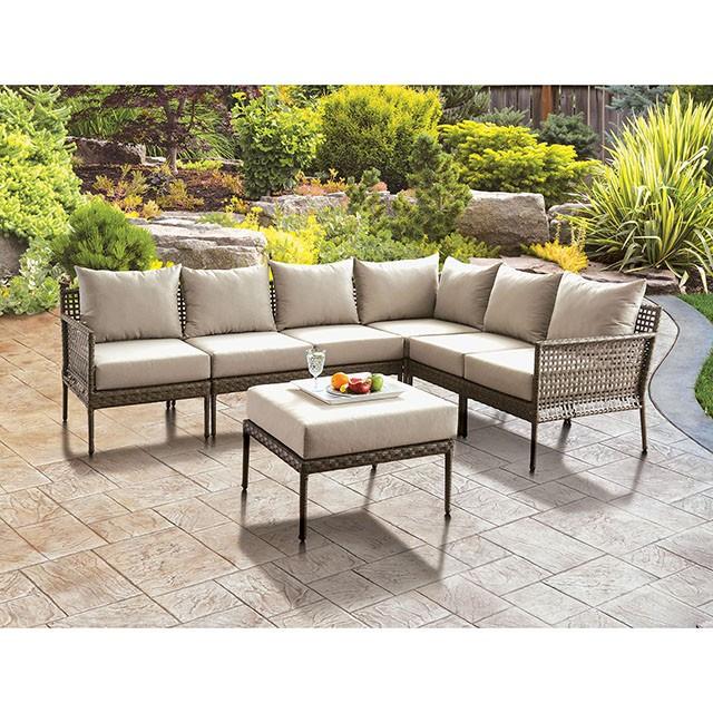 ALEISHA Patio Ottoman - Royal Furniture & Gifts (MI) - Multi Location