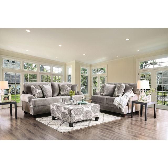 Bonaventura Gray/Pattern Sofa - Royal Furniture & Gifts (MI) - Multi Location