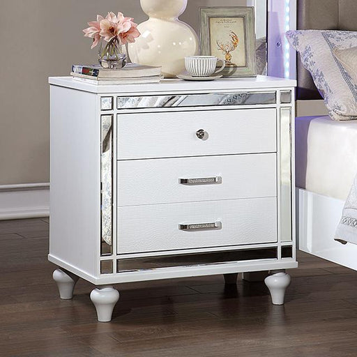 BRACHIUM Night Stand, White - Royal Furniture & Gifts (MI) - Multi Location