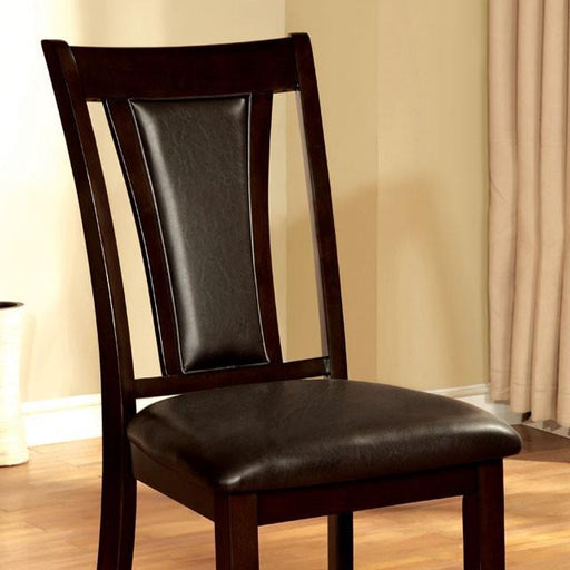 BRENT Dark Cherry/Espresso Side Chair (2/CTN) - Royal Furniture & Gifts (MI) - Multi Location