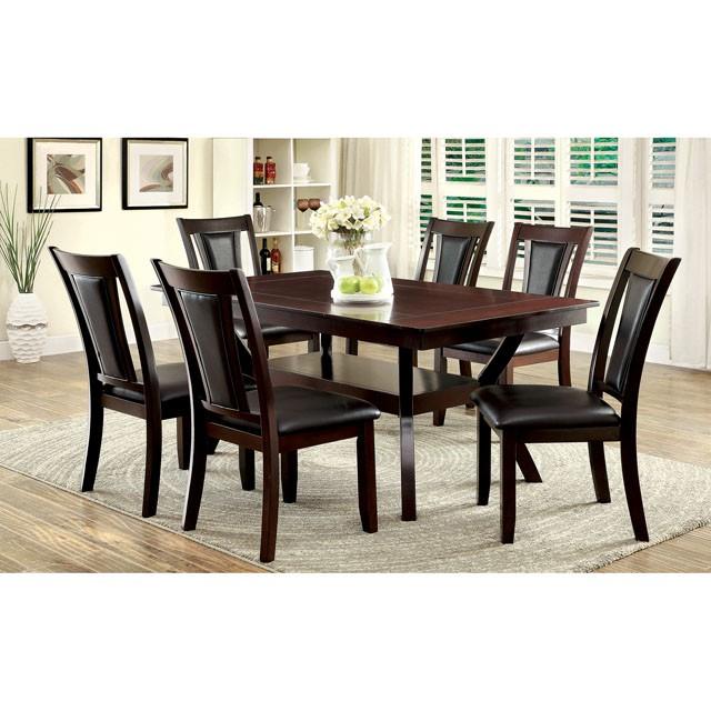 BRENT Dark Cherry/Espresso Side Chair (2/CTN) - Royal Furniture & Gifts (MI) - Multi Location