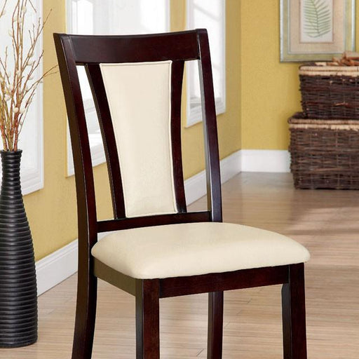 BRENT Dark Cherry/Ivory Side Chair (2/CTN) - Royal Furniture & Gifts (MI) - Multi Location