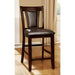 BRENT II Dark Cherry/Espresso Counter Ht. Chair (2/CTN) - Royal Furniture & Gifts (MI) - Multi Location
