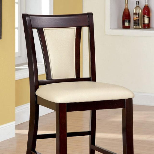 BRENT II Dark Cherry/Ivory Counter Ht. Chair (2/CTN) - Royal Furniture & Gifts (MI) - Multi Location