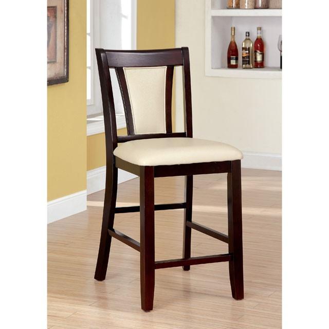BRENT II Dark Cherry/Ivory Counter Ht. Chair (2/CTN) - Royal Furniture & Gifts (MI) - Multi Location