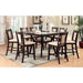 BRENT II Dark Cherry/Ivory Counter Ht. Table w/ Insert - Royal Furniture & Gifts (MI) - Multi Location