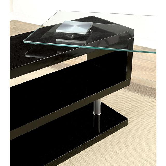 BRONWEN Black Desk - Royal Furniture & Gifts (MI) - Multi Location