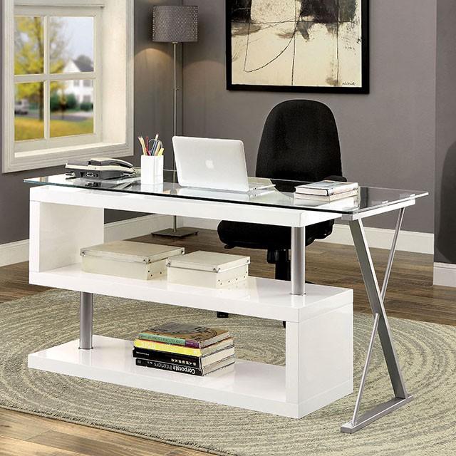 BRONWEN White Desk - Royal Furniture & Gifts (MI) - Multi Location