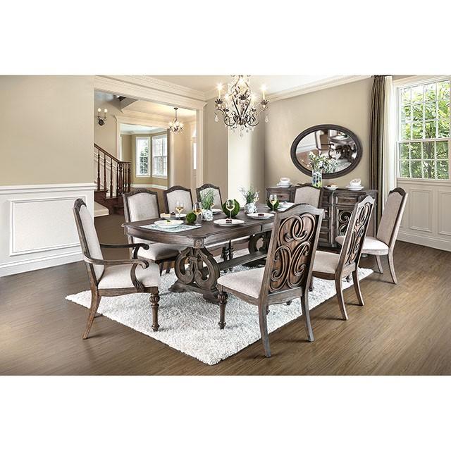 ARCADIA Rustic Natural Tone Mirror, Oval - Royal Furniture & Gifts (MI) - Multi Location