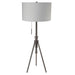 Zaya Brushed Steel Floor Lamp - Royal Furniture & Gifts (MI) - Multi Location