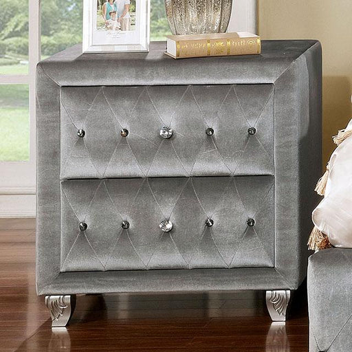Alzir Gray Night Stand - Royal Furniture & Gifts (MI) - Multi Location