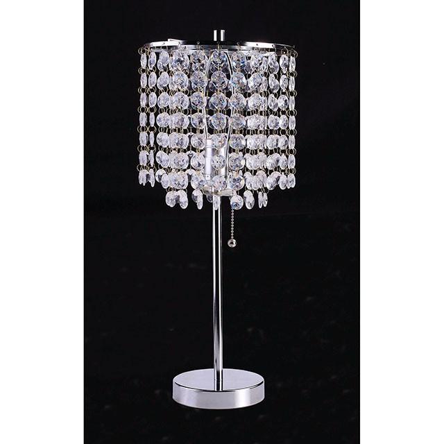 Perla Chrome Table Lamp - Royal Furniture & Gifts (MI) - Multi Location