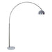 Rene White/Chrome Arch Lamp - Royal Furniture & Gifts (MI) - Multi Location