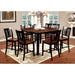 DOVER II Black/Cherry Counter Ht. Table w/ 16" Leaf - Royal Furniture & Gifts (MI) - Multi Location