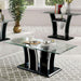 Staten Glossy Black/Chrome Coffee Table - Royal Furniture & Gifts (MI) - Multi Location