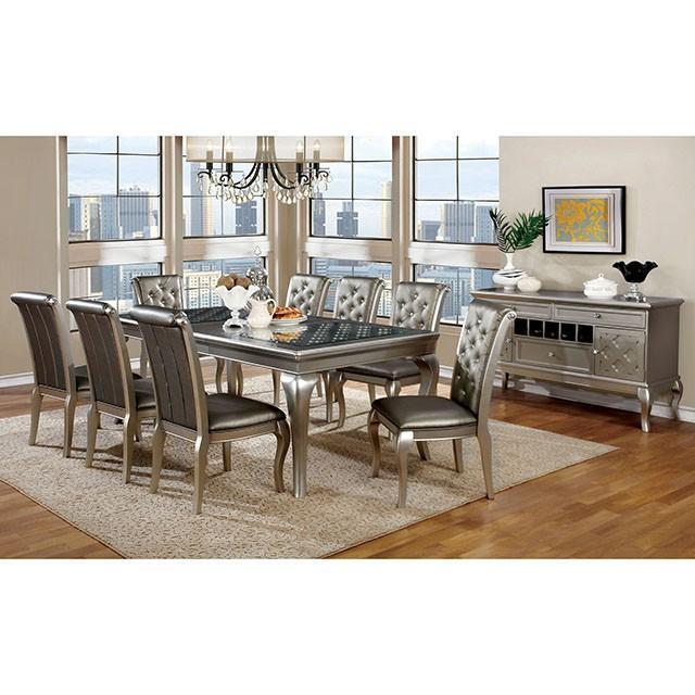Amina Champagne Dining Table - Royal Furniture & Gifts (MI) - Multi Location