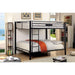 CLAREN Black Queen/Queen Bunk Bed - Royal Furniture & Gifts (MI) - Multi Location