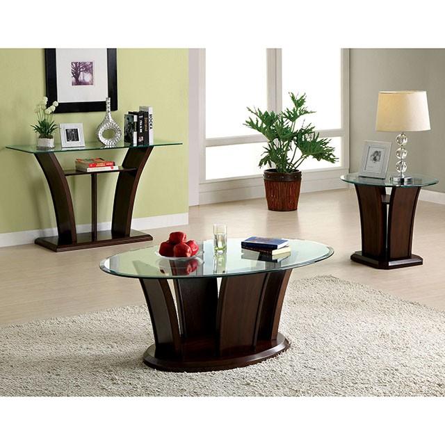 MANHATTAN IV Dark Cherry Sofa Table, Brown Cherry - Royal Furniture & Gifts (MI) - Multi Location