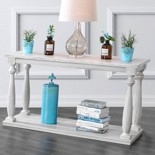 Arlington Antique White Sofa Table - Royal Furniture & Gifts (MI) - Multi Location