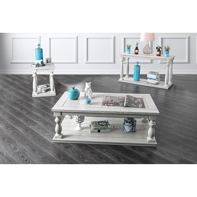 Arlington Antique White Coffee Table - Royal Furniture & Gifts (MI) - Multi Location