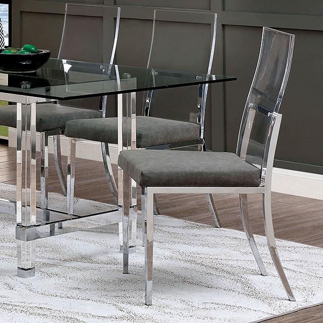 Casper Chrome Side Chair (2/CTN) - Royal Furniture & Gifts (MI) - Multi Location