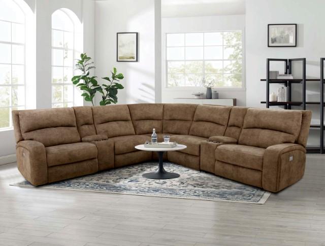 APOSTOLOS Power Sectional, Brown - Royal Furniture & Gifts (MI) - Multi Location
