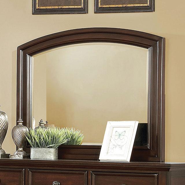 Castor Brown Cherry Mirror - Royal Furniture & Gifts (MI) - Multi Location