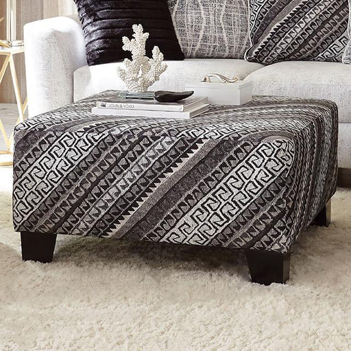 EIMEAR Ottoman, Off-white/Black - Royal Furniture & Gifts (MI) - Multi Location