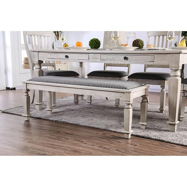 Georgia Antique White/Gray Dining Table - Royal Furniture & Gifts (MI) - Multi Location