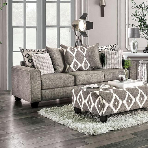 Basie Gray Sofa - Royal Furniture & Gifts (MI) - Multi Location