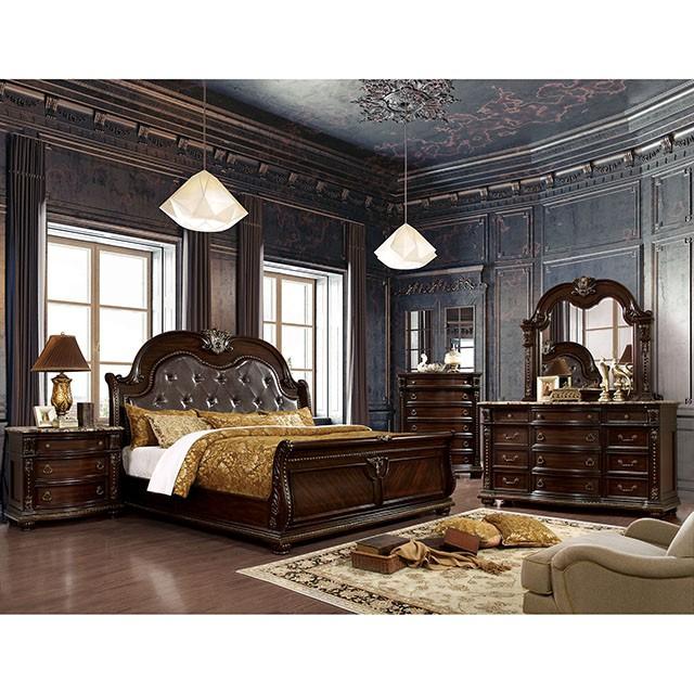 Fromberg Brown Cherry Mirror - Royal Furniture & Gifts (MI) - Multi Location