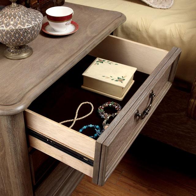 BELGRADE I Rustic Natural Tone Night Stand - Royal Furniture & Gifts (MI) - Multi Location