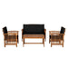Kyushu 4 Pc. Patio Set - Royal Furniture & Gifts (MI) - Multi Location