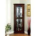 ORTLEY Walnut Curio - Royal Furniture & Gifts (MI) - Multi Location
