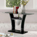 Staten Glossy Black/Chrome Sofa Table - Royal Furniture & Gifts (MI) - Multi Location