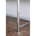Loke White/Chrome Computer Desk - Royal Furniture & Gifts (MI) - Multi Location