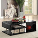 Ninove Black/Chrome Coffee Table - Royal Furniture & Gifts (MI) - Multi Location