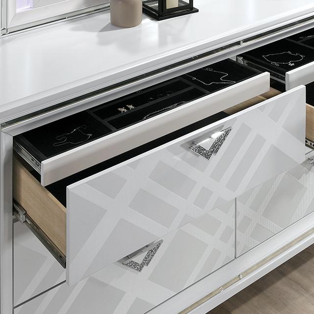 EMMELINE Dresser, White - Royal Furniture & Gifts (MI) - Multi Location