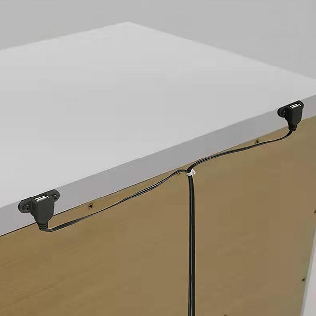EMMELINE Night Stand w/ USB, White - Royal Furniture & Gifts (MI) - Multi Location
