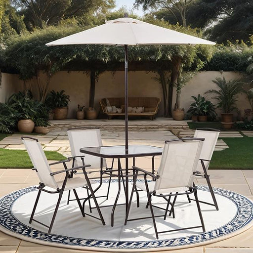Fallone 7 Pc. Outdoor Dining Set - Royal Furniture & Gifts (MI) - Multi Location